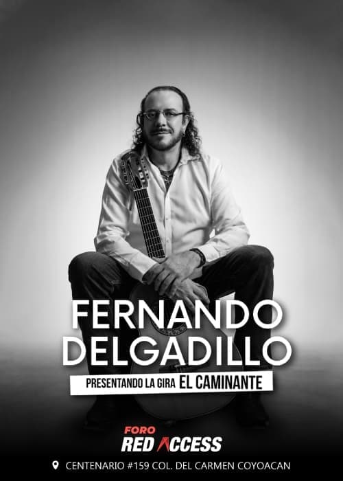 Fernando Delgadillo presentando su gira El Caminante