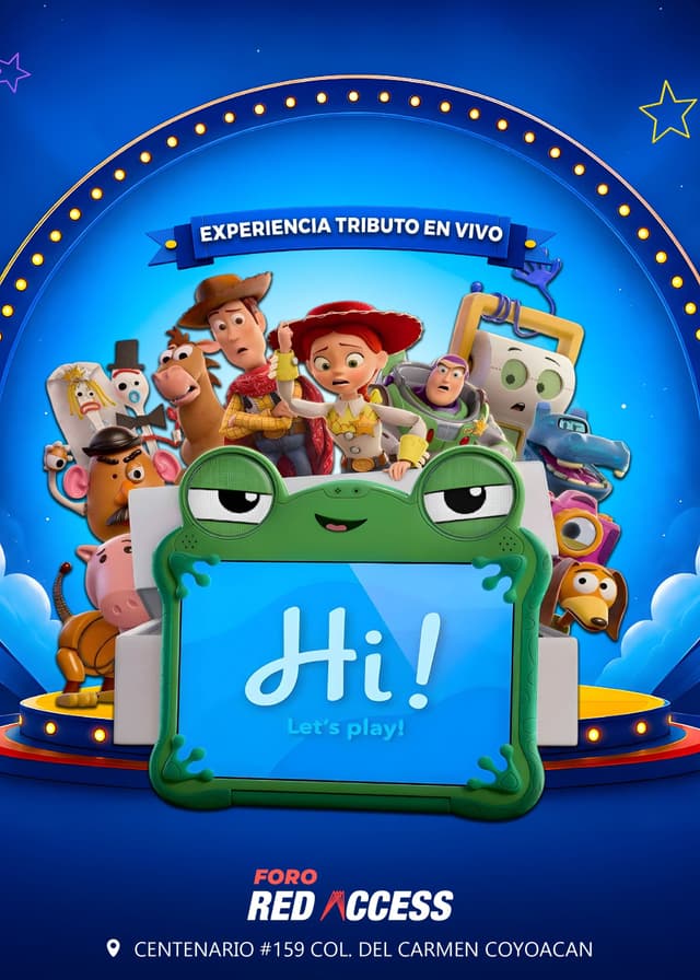 EXPERIENCIA TRIBUTO TOY STORY